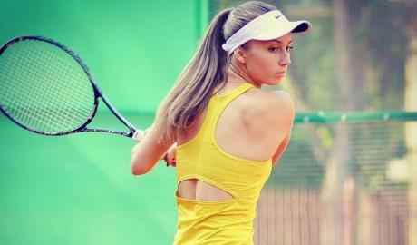 Anastasia Vdovenco participă la un turneu ITF Womens Circuit în Egipt