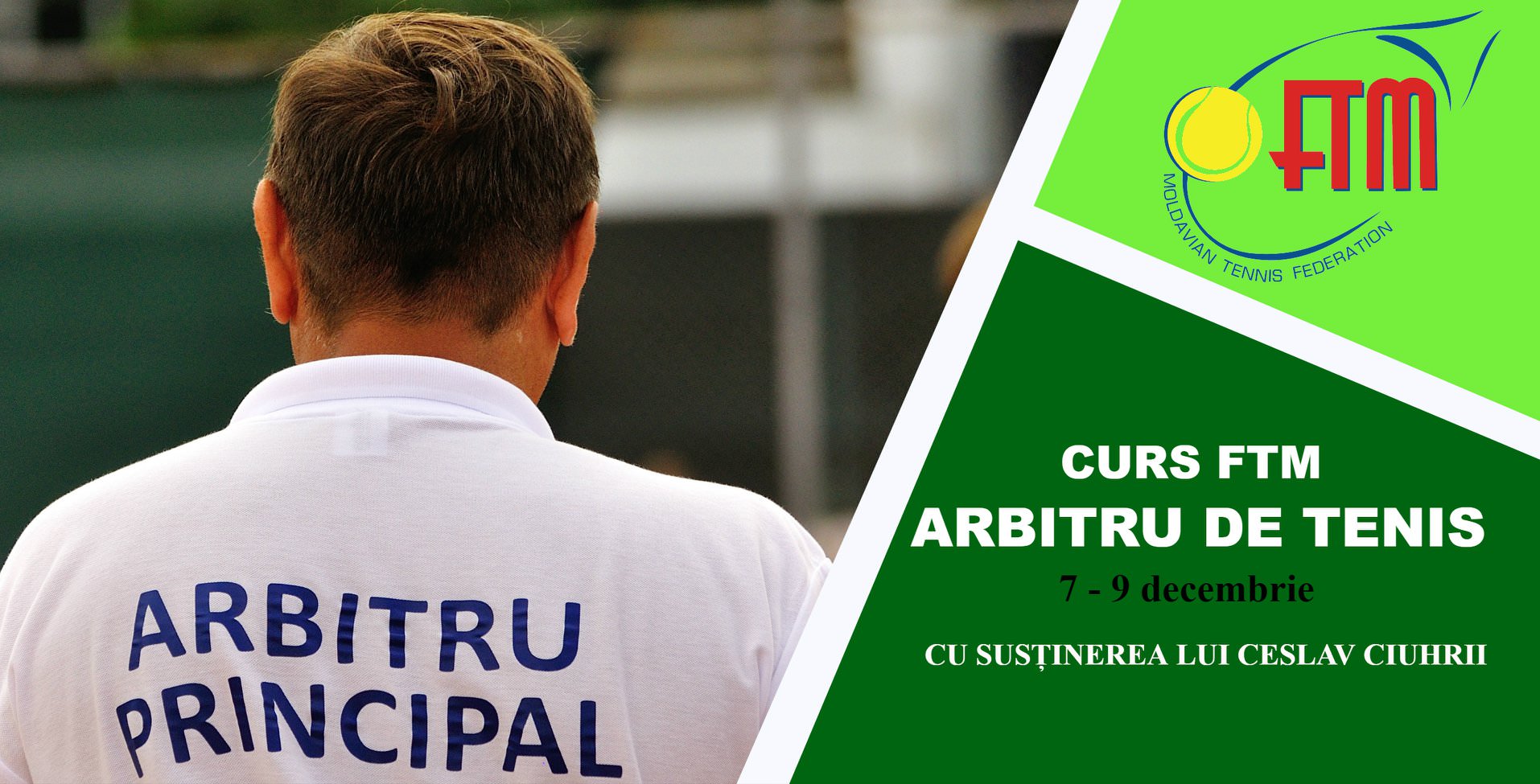 În două zile începe cursul FTM pentru arbitri de tenis!