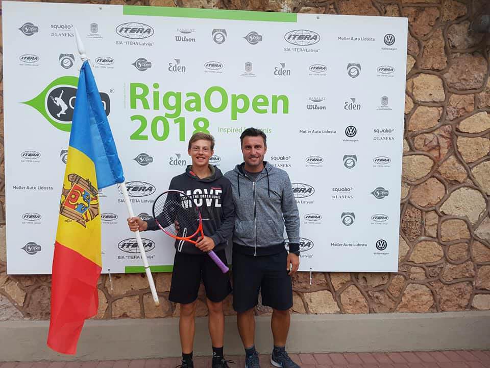 Maxim Cazac a ocupat locul doi la turneul Tennis Europe ”Riga Open 2018”