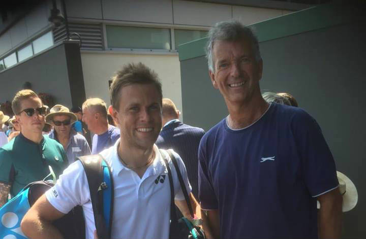 Wimbledon 2018: Radu Albot l-a întâlnit pe scriitorul Tony Hawks