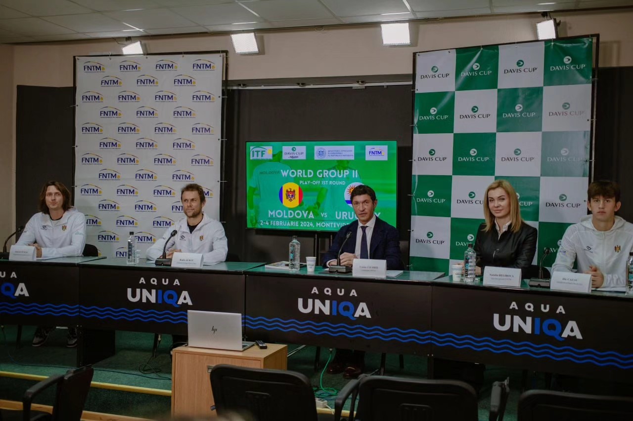 Echipa Moldovei este pregătită de Davis Cup 2024