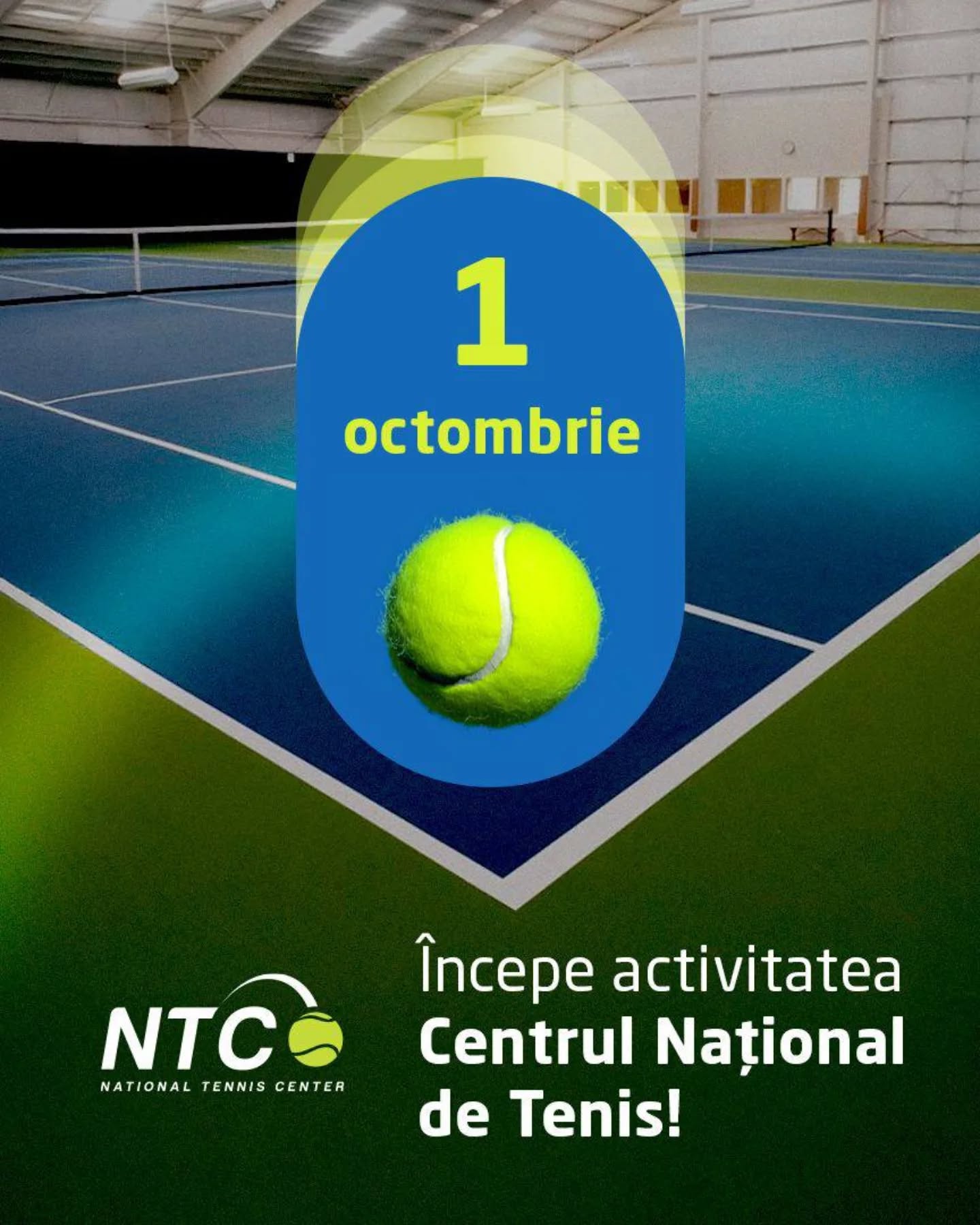 Centrul Național de Tenis se deschide la 1 octombrie!