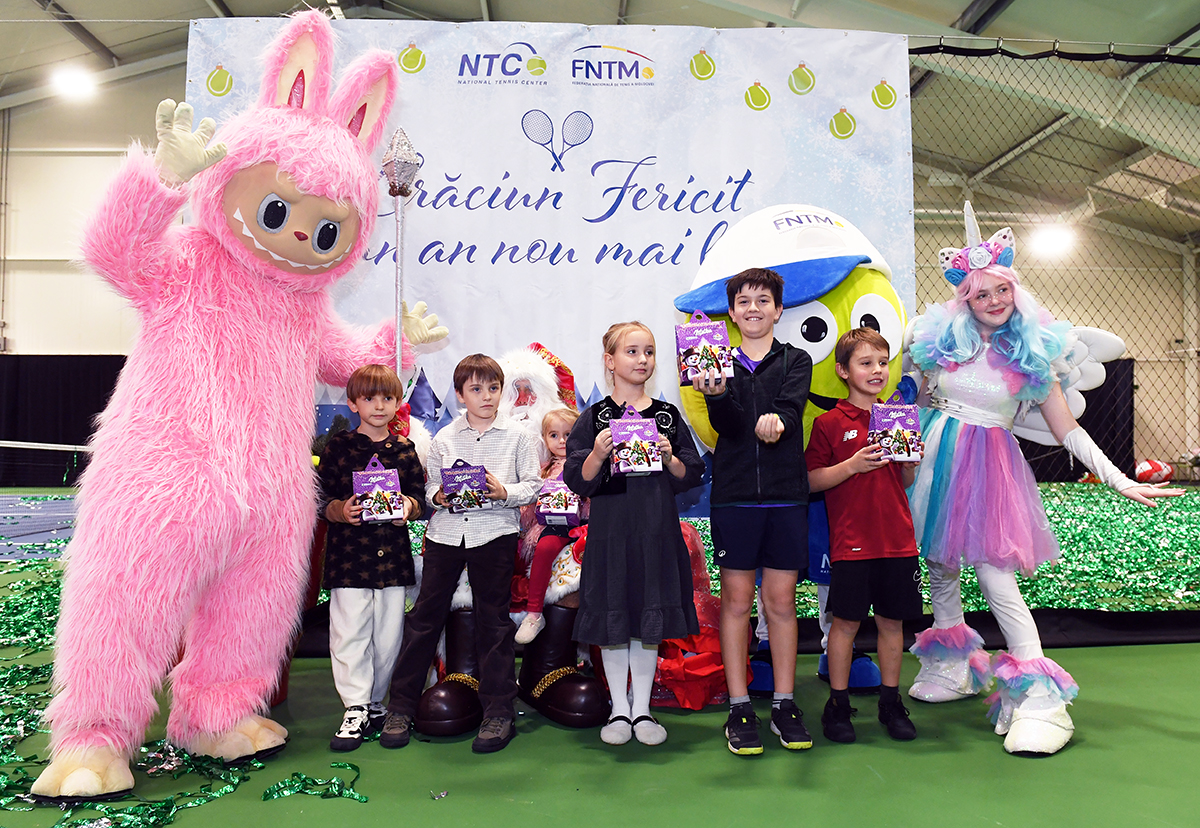 Eveniment de Anul Nou pentru cei mai tineri sportivi, la Centrul Național de Tenis