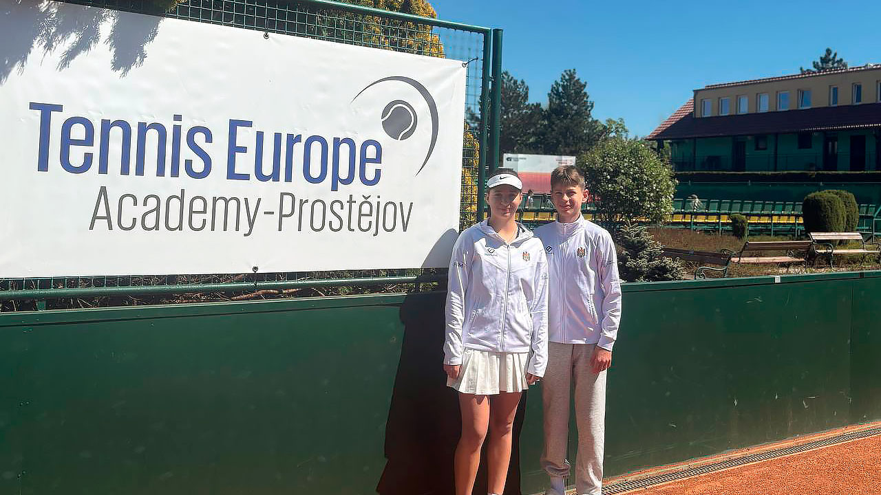 Moldovan juniors at the TE training camp in Prostejov